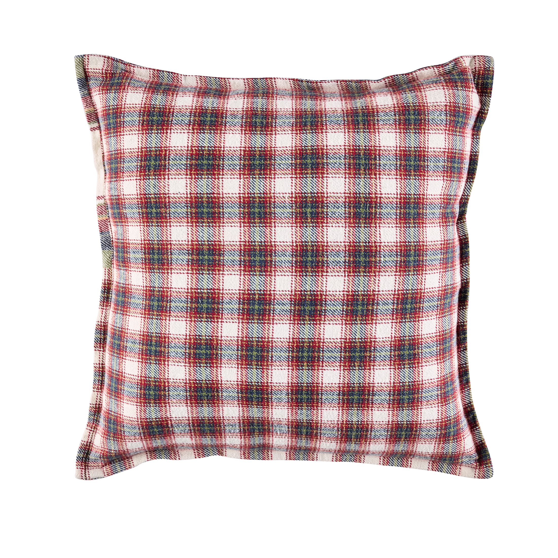 Better Homes and Gardens 20 x 20 White Corin Pieced Plaid Decorative Throw Pillow