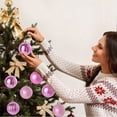 thumbnail image 5 of SuoKom Christmas Balls, 36Pcs 1.2 Inch Pink Christmas Balls Hanging Ornaments Shatterproof Delicate Baubles Set, for Home Holiday Party Xmas Tree Decoration Gifts, 5 of 8