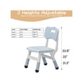 thumbnail image 4 of EastVita Adjustable Kids Chair (2pcs). 3 Level Height Adjustable Toddler Chair. Plastic Indoor Outdoor Child Chair For Children Age 2-8 Family School Home Daycare Use, 4 of 7