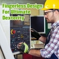 thumbnail image 2 of HANDLANDY Fingerless Work Gloves for Men Utility Padded Half Finger Driving Working Gloves, 2 of 6