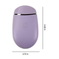 thumbnail image 3 of CHAO Nueva depiladora afeitadora para damas, depilación de partes íntimas de las axilas de todo el cuerpo, depilación, afeitado, recargable por USB, color morado, 3 of 5