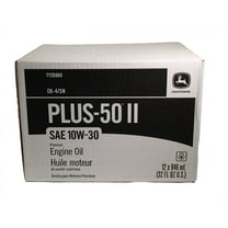 John Deere Original Equipment (12 PACK) Plus-50 II SAE 10W-30 Quart Engine Oil - TY26669