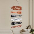 thumbnail image 4 of Lzvxtym Dining Room Decoration,Wooden Bless Hanging Wall Sign,Bless the Food Before Us Farmhouse Kitchen Wall Decor,Multicolor,21.6" x 11.8", 4 of 11
