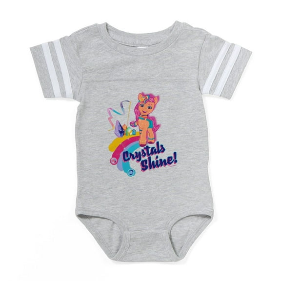 CafePress - Sunny Crystals Shine - Cute Infant Baby Football Bodysuit