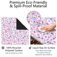 thumbnail image 4 of Classic Floral Design Noise Reducing Mahjong Mat 31.5 Inch Square Rubber Pad with Anti-Slip Backing for Stable Tile Play, Cards & Game Nights, 4 of 7