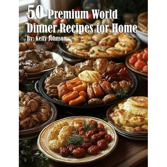 50 Premium World Dinner Recipes for Home, (Paperback)