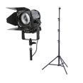 thumbnail image 2 of Sola 4+ Daylight LED Fresnel Light, 53W - With Flashpoint Pro Air Cushioned Heavy Duty Light Stand 9.5', 2 of 6