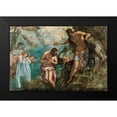 thumbnail image 2 of Tintoretto, Jacopo 14x11 Black Modern Framed Museum Art Print Titled - Baptism of Christ, 2 of 5
