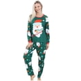 thumbnail image 1 of Ensemble de Pyjama Familial Imprimé Style Européen pour Parent-Enfant Combinaison Assortie, Pyjamas pour Famille, 1 of 4
