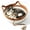 Brown, variant on instinct basket for cats with Hanging Ball Toy, Wicker Weave Round Scratcher for Indoor Cats & Kittens, Stimuli Cat Instinct Basket, Natural Rope Teaser