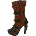 thumbnail image 2 of Hades Shoes H-Bjorn Two-toned Mid-calf boot is packed with a punch 11 / Brick, 2 of 2