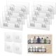 thumbnail image 1 of 12 Piezas Ganchos Adhesivos, Ganchos Adhesivos, Clavos Adhesivos, Impermeable, Transparente, Para Uso En Cocina, Baño, 1 of 3