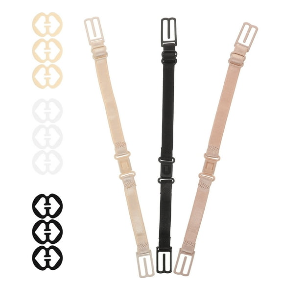 FENGGUIQU 1Set Bra Clip and Straps for Back Convertible Bra Strap Holder in Assorted Colors