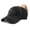 Black, variant on Ponytail Cap Women's Baseball Cap Embroidered Soccer Mom Embroidery Sun Hat with Ponytail Hole High Pony Hat Cotton Lavender Design Only