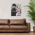 thumbnail image 5 of Sword Art Online Anime Posters, Japan Anime Wall Poster, Frameless Poster Home Decor For Bedroom Living Room Dorm, 8"X10", 5 of 7