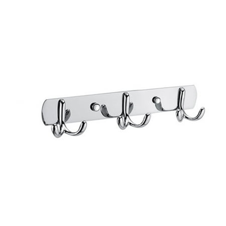 

Cogfs Wall Mounted Coat Rack Hook Hat Clothes Hanging Hangers Robe Holder Hooks Rail