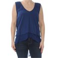 thumbnail image 1 of Free People Womens Peachy Distressed Tank Top, Blue, X-Small, 1 of 1