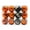Orange, variant on 12 PCS Halloween Hanging Balls Pumpkin Bat Spider Web Ball for Halloween Carnival Wreath Ornaments And Party Decoration,Orange
