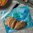 thumbnail image 6 of CounterArt Ocean Vibe Tempered Glass Cutting Board 10" by 8", 6 of 8
