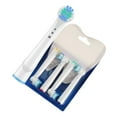 thumbnail image 2 of XYCCA 8pcs Electric Toothbrush Heads Soft Round Gum Care Rotary Deep Cleaning Toothbrush Replacement Heads-082003, 2 of 5