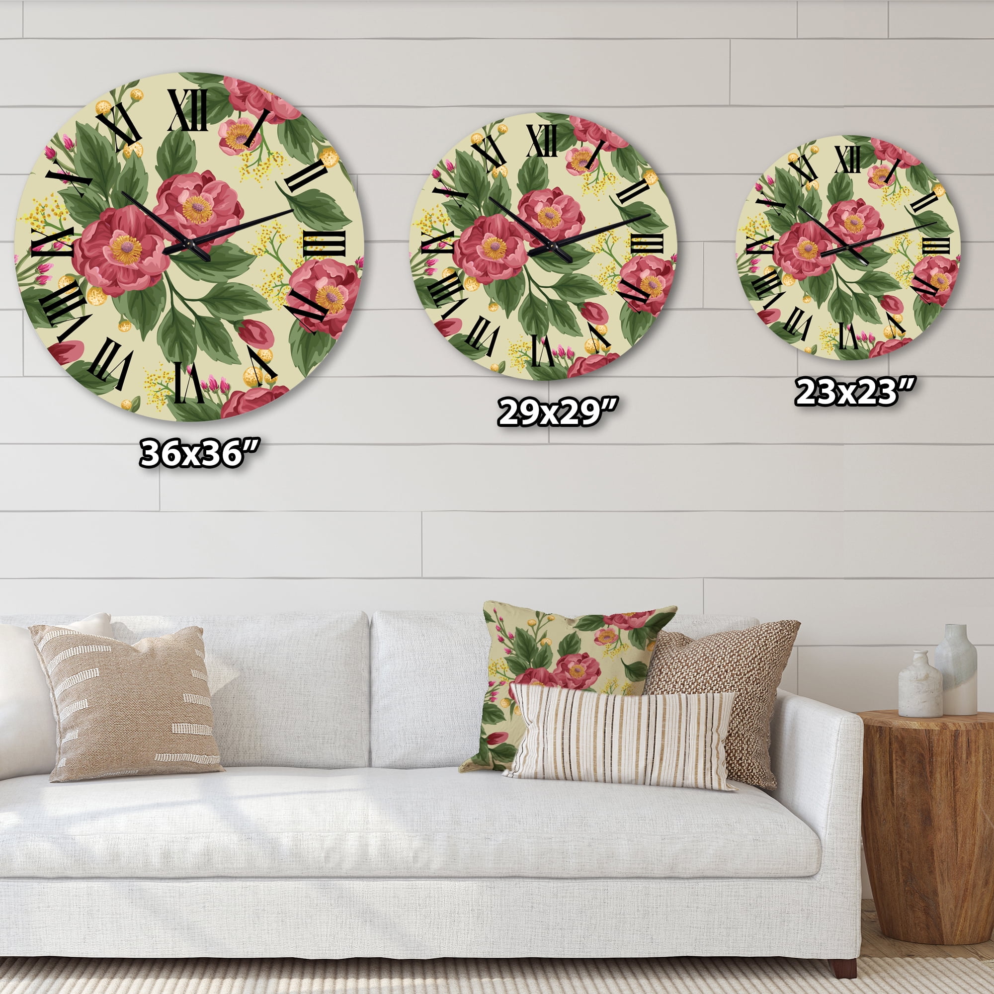 Designart 1 in Traditional Wall Clock
