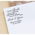 thumbnail image 3 of Printtoo Personalized Black Self Inking Wedding Favor Custom Stamper Save The Date Round Heavy Duty Stamp-45 mm, 3 of 6