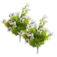 thumbnail image 2 of 2PCS Babys Breath Artificial Flowers Artificial Flowers for Outdoors Artificial Flowers for Outdoors Artificial Violet Flowers Boho Floral Decor Mothers Day Decor White, 2 of 9