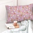 thumbnail image 4 of Pofeuu Seafood Print Polyester Microfiber Plush Pillowcases, Super Soft and Cozy Pillow Case Covers with Envelop Closure（Pillow core not included）-16"x24", 4 of 6