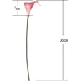 thumbnail image 3 of Artificial Calla Lily Pink Flowers 12Pcs Fake Flower Bouquet for Home Decoration Wedding Party Decor, Light Pink, 3 of 12