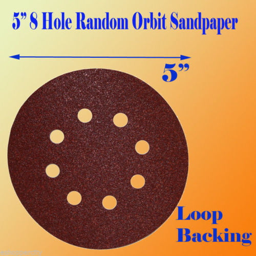 25x Sanding Discs p320 Grain 75mm 0h Orbital Sander Sanding Paper Velcro 