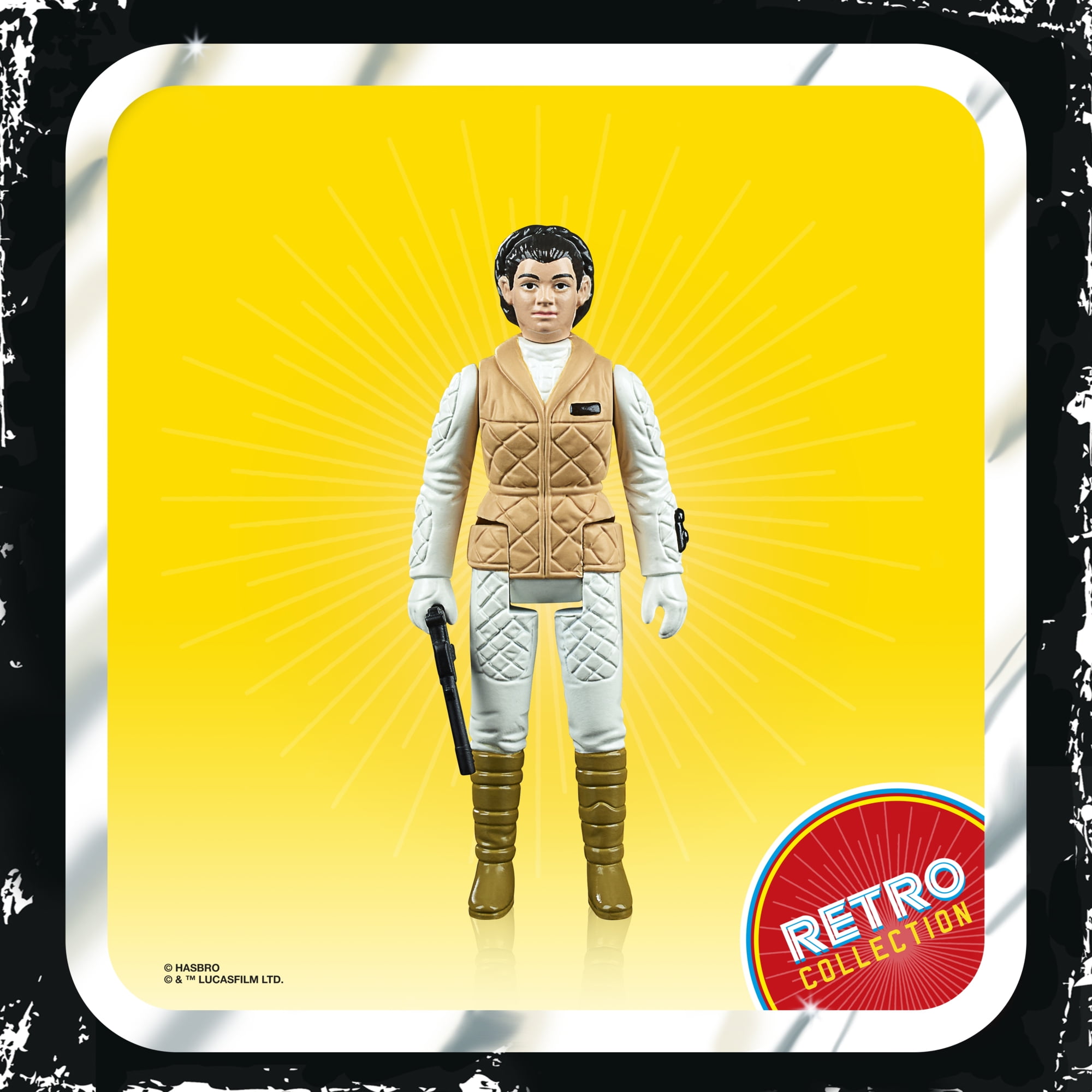 Star Wars The Empire Strikes Back: Retro Collection Leia (Hoth) Kids Toy Action Figure for Boys and Girls (4”)