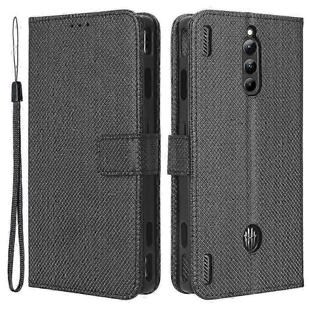 For Zte Nubia Red Magic 8 Pro+ 5g / Red Magic 8 Pro 5g Diamond Texture Pu Leather Stand Cover Shell Flip Wallet Phone Case