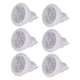 thumbnail image 2 of 6pcs 360LM LED Light Bulbs MR11 4W 12V Spot Light Bulbs with GU4 Bi Pin Base for Home Hotel Warm Light 3000K, 2 of 9
