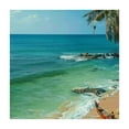 thumbnail image 4 of nygtbtfer Square Vinyl Fitted Tablecloth, Beach Decor Print Polyester Table Cloth, Tropical Ocean Scenery Palm Trees Fishing, Fit Round Tables , Home Kitchen Dining Table Decoration white, 4 of 8