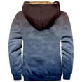 thumbnail image 4 of Outfmvch Hoodies For Men Hoodie Men'S Hooded Fleece Gradually Changing Sweater Zip Up Hoodie Blue S, 4 of 5