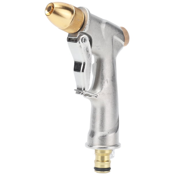 Boquilla De Manguera De Alta Presión, Rociador De Agua De Alta Presión De Metal, Resistente, 4 Modos Ajustables Para Riego De Jardín