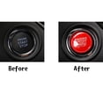 thumbnail image 4 of Xotic Tech Red Keyless Engine Start Stop Push Button Cover Trim for Toyota Camry Tacoma Prius Avalon Yaris, 4 of 6