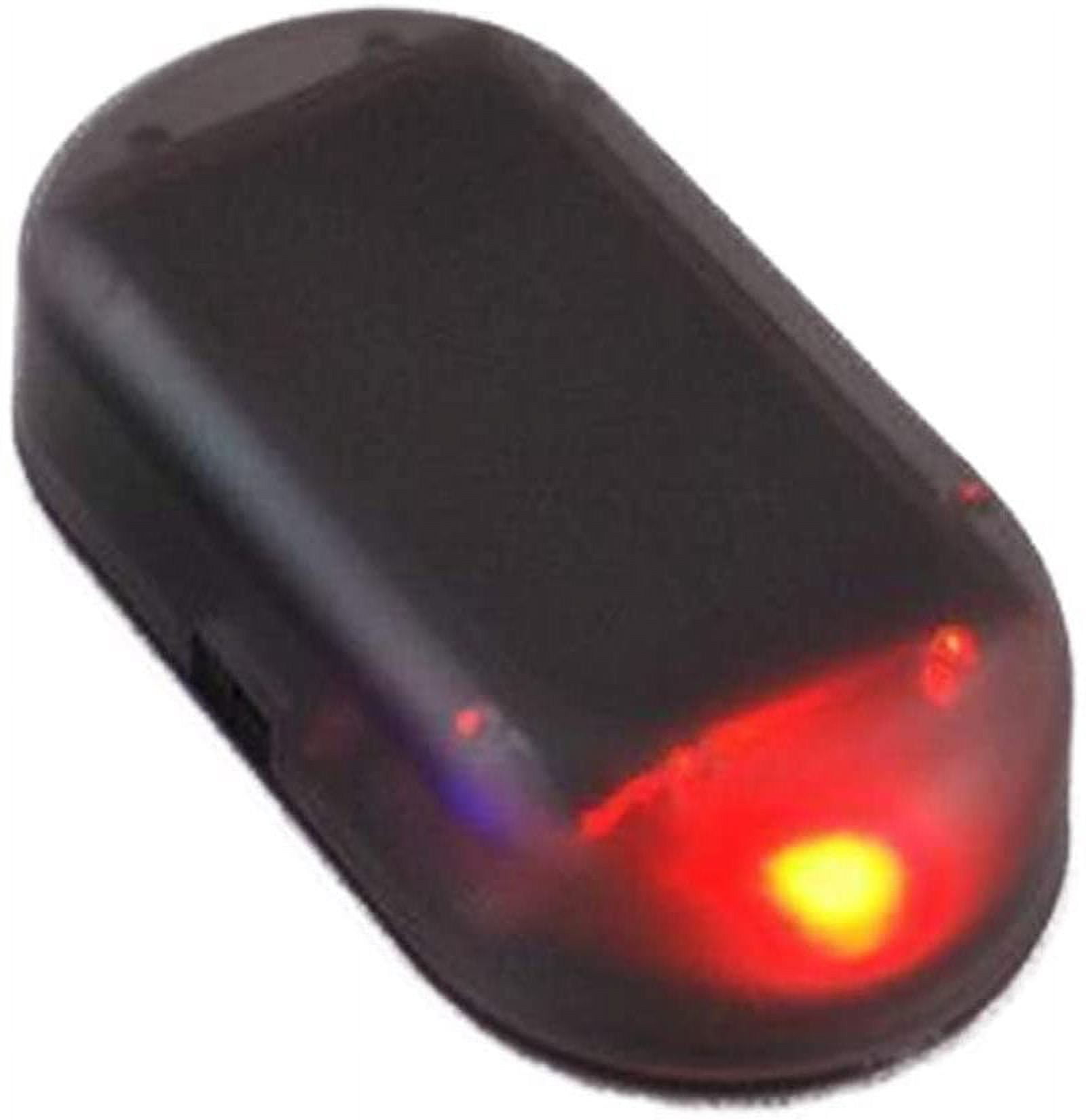 Car Alarm System, Solar Power Dummy Car Alarm LED Light Simulate Imitation Warning Anti Theft Flashing Light Car Alarm System Anti-theft System for Car Security System