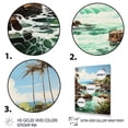 thumbnail image 3 of Designart "Tropical Vibes Beach Photo XII" Nautical & Beach Floater Framed Canvas Print, 3 of 7