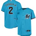 thumbnail image 5 of Marlins 2 White Fans Baseball Jersey MLB Marlins Chisholm Jr. Jersey, 5 of 5