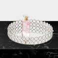 thumbnail image 3 of 1 Pcs Makeup Tray Multifunctional Large Capacity Mirrored Faux Crystal Cosmetic Vanity Decorative Tray Organizer for Jewelry, 3 of 10