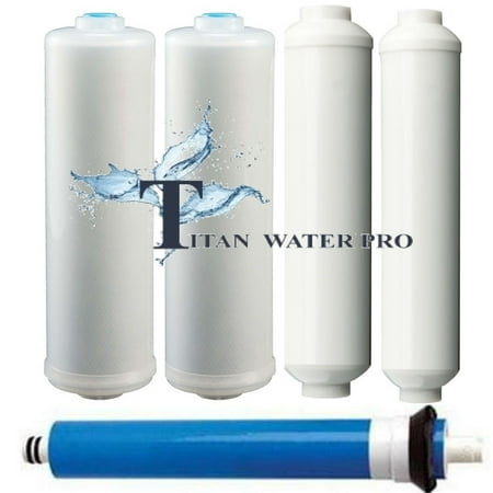 Replacement Water Filters/Membrane 5 PC Fits TItan Heavy Duty Alkaline System CT