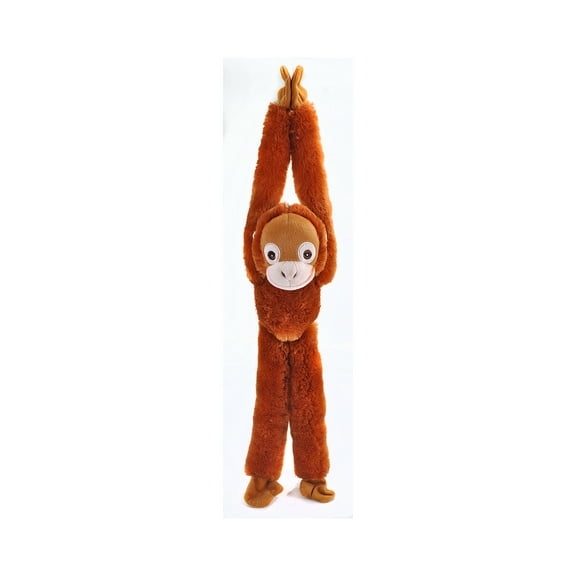 Wild Republic Ecokins Hanging Monkey Orangutan Stuffed Animal, 22 Inches