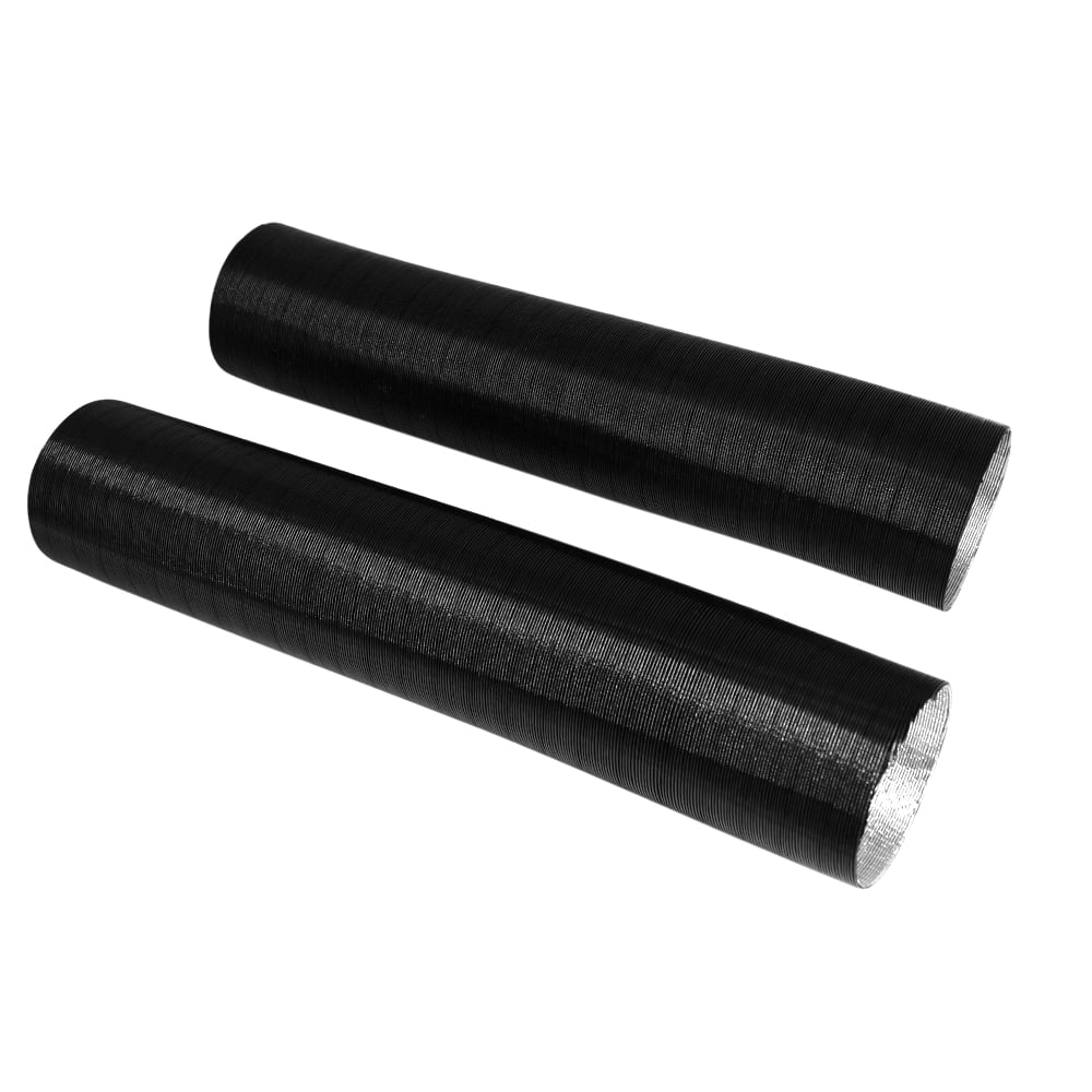 Air Ducting 2pcs Warm Air Vent Outlet 75mm Plastic Ducting Heater and T-Shaped Tee Telescopic Hose Compatible with Webasto Eberspacher Propex