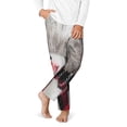 thumbnail image 2 of Susaid Christmas Snowman With Hat Print Soft Teen Sleep Pants, Long Pajama Bottoms with Two Pockets and Elastic Waist, Designed for Ages 5-16-Large, 2 of 6