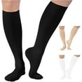 thumbnail image 4 of 6XL Plus Size Womens Compression Stockings for Arthritis 20-30mmHg - Black, 6XL, 4 of 8