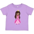 thumbnail image 3 of Inktastic African American Princess In Pink Dress Girls Toddler T-Shirt, 3 of 5