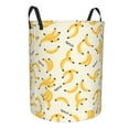 thumbnail image 2 of XMXT Collapsible Laundry Basket, Banana Cartoon Print Waterproof Polyester Laundry Hamper, 62L, 2 of 8