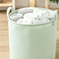 thumbnail image 4 of Yakvarog Laundry Basket Round Breathable & Lightweight Laundry Hamper, Laundry Hampers with Handle, 41L Foldable Storage Basket Suitable for Toy Dirty Clothes Storage, 4 of 6