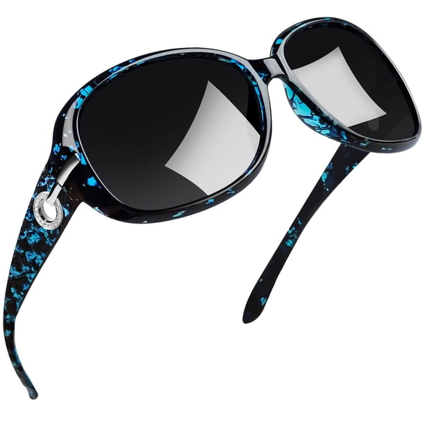 Lentes de Sol Joopin Trendy con Estampado de Leopardo Azul para Mujer
